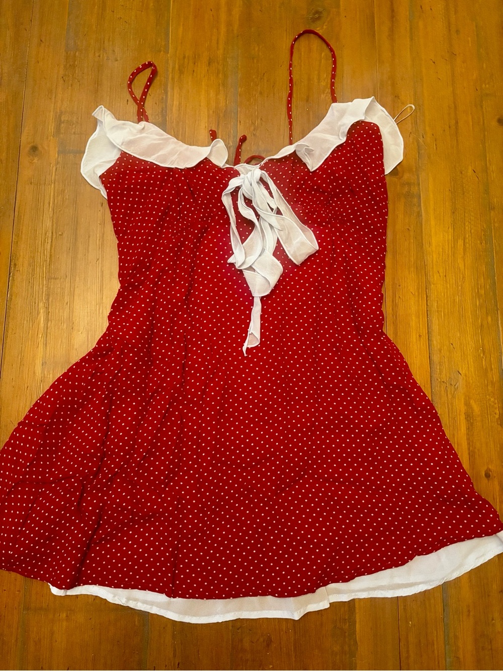 Frankie’s bikinis chiffon picnic hour mini dress - Picture 7 of 16